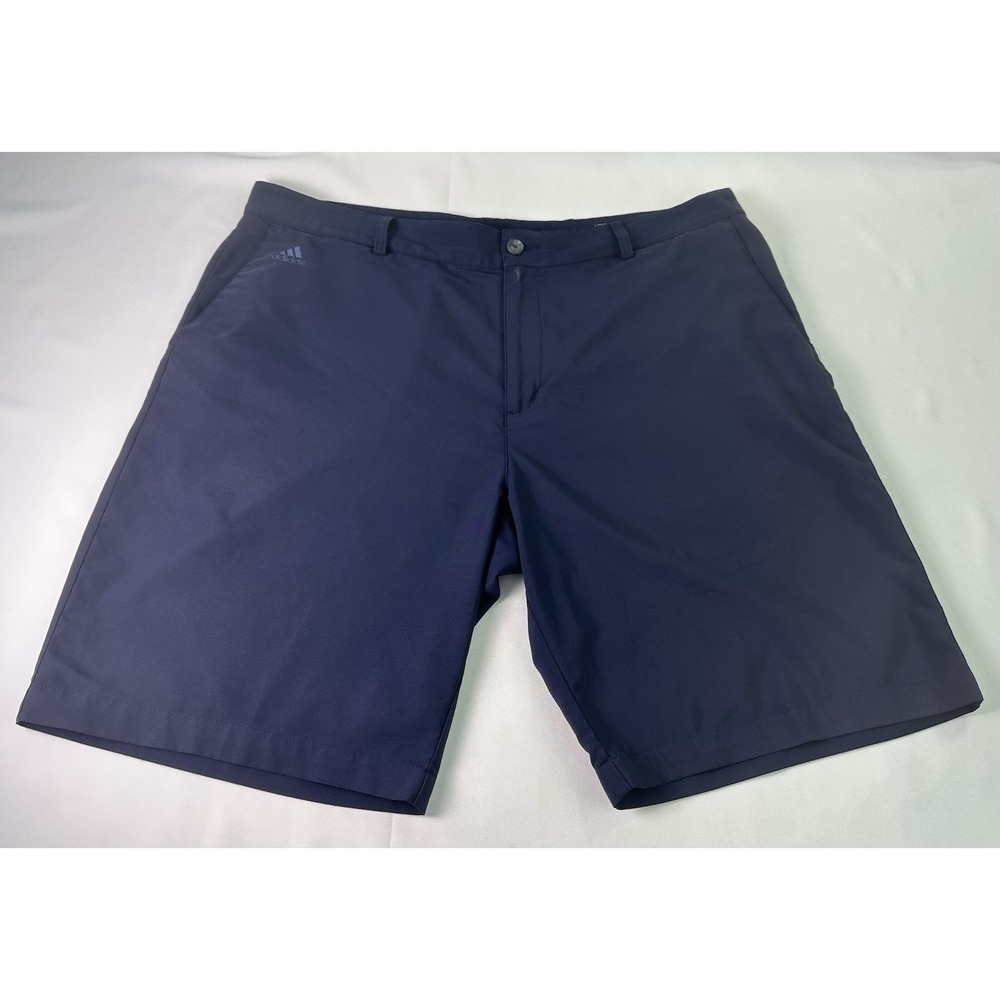 Adidas Climalite Golf Shorts Mens‎ 40 Navy Blue Chino Casual Outdoor Beach